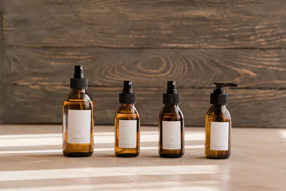 different product label sizes