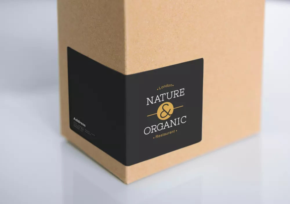 product labels from recycled materials
