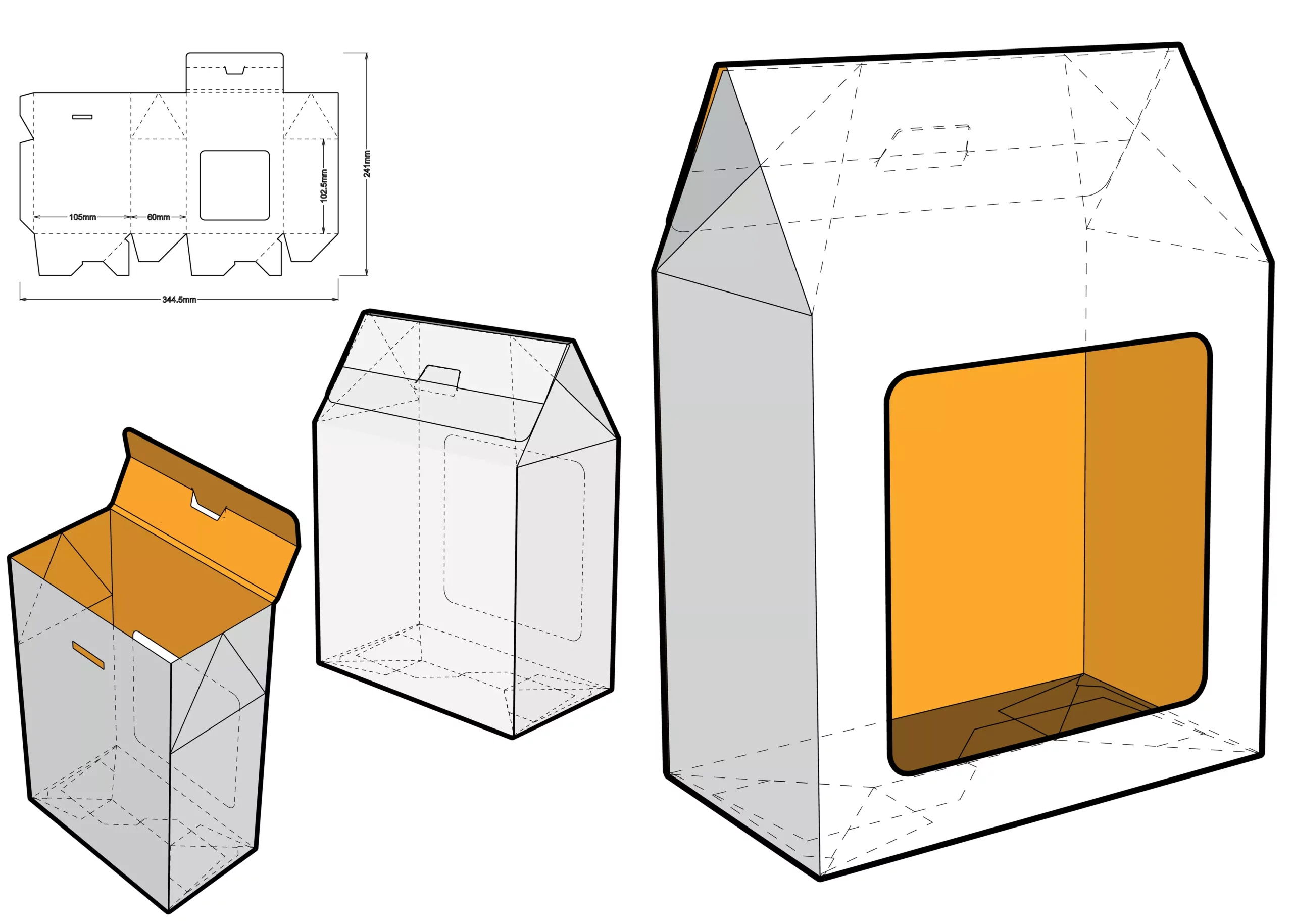custom tuck end folding cartons